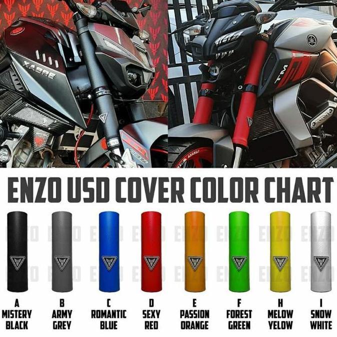 New- COVER SHOCK UP SIDE DOWN XABRE, MT15, R15V3, CB150X by ENZO