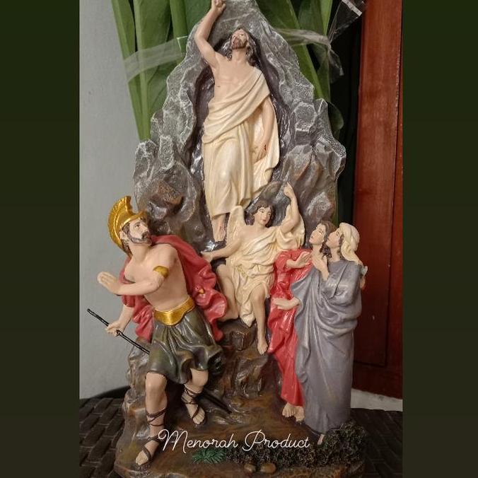 Terlaris Patung Yesus Bangkit. 30Cm