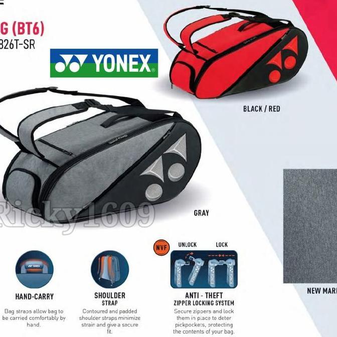 TAS RAKET YONEX 3D PC1-3D-Q014-22826T-SR BT-6/ TAS TENNIS YONEX - TAS BADMINTON YONEX 3D 22826T (ORI