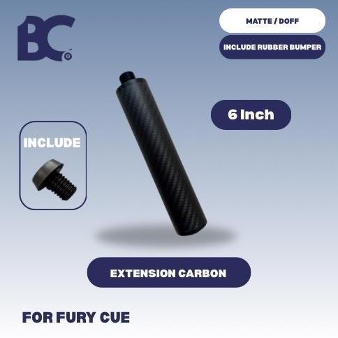 Extension Carbon For Fury Cue - Extension Billiard  - 6 Inch