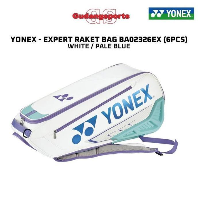 NEW Tas Badminton Yonex Expert Bag BA02326EX BA 02326 White Pale Blue Terlaris