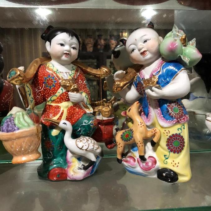 Terlaris Patung Sepasang Pedagang Cilik