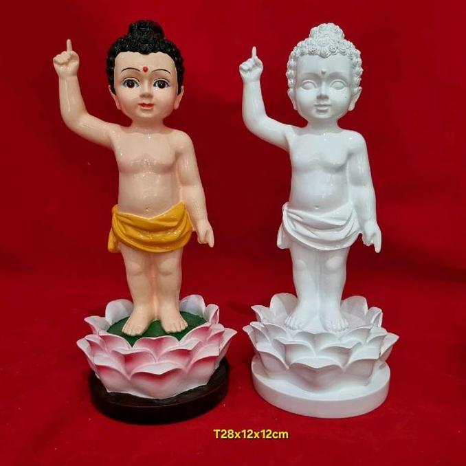 Terlaris Patung Pajangan  Buddha Baby Ukuran T28Cm