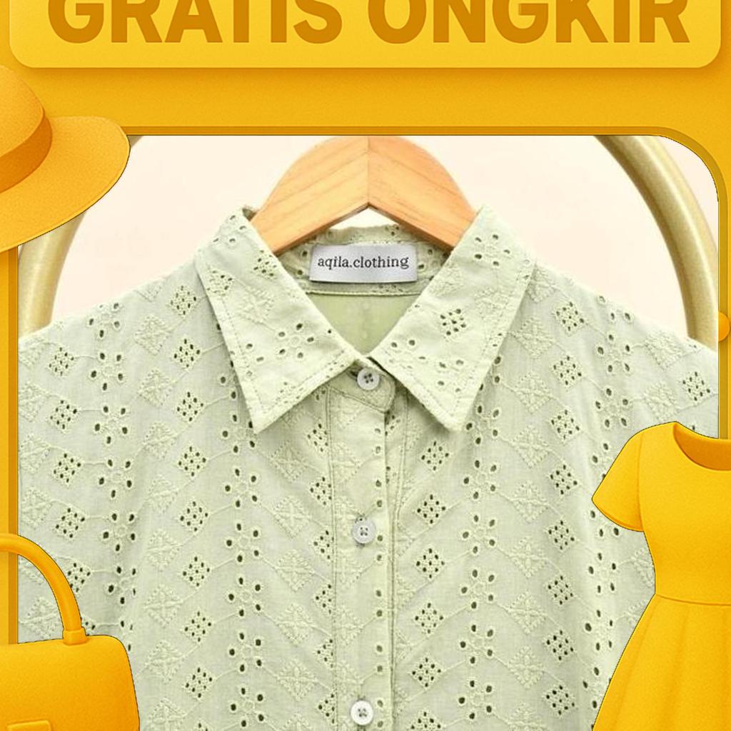 Gamis Brukat G1158 Tiara Sage