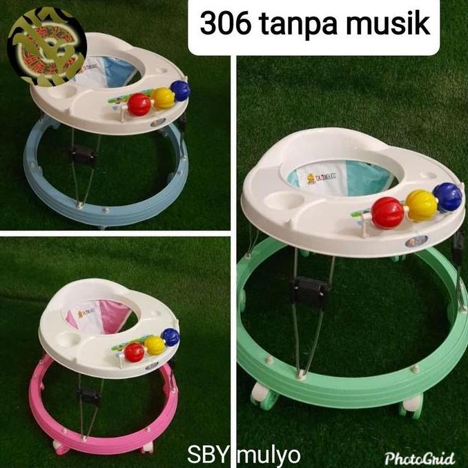 baby walker tajimaku 306 tanpa musik obral murah balita belajar jalan