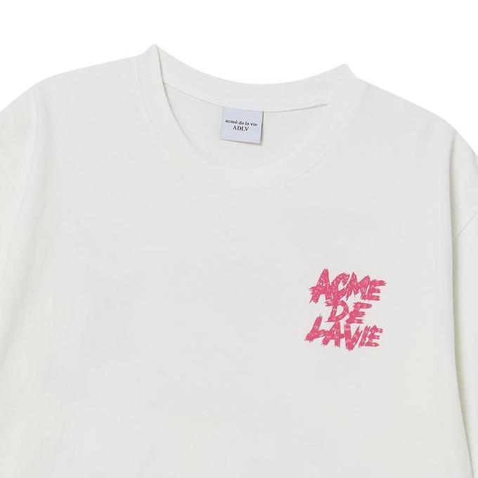 [ADLV] Alien Universe Short Sleeve T-Shirt Cream - Kaos Oversized Fit Unisex acme de la vie