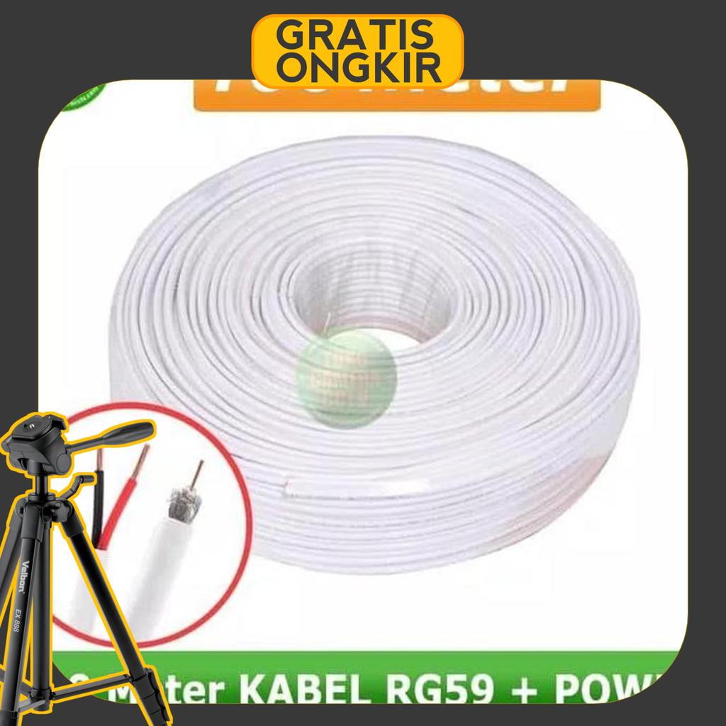 Kabel Rg 59 + Power Rg 59 100M