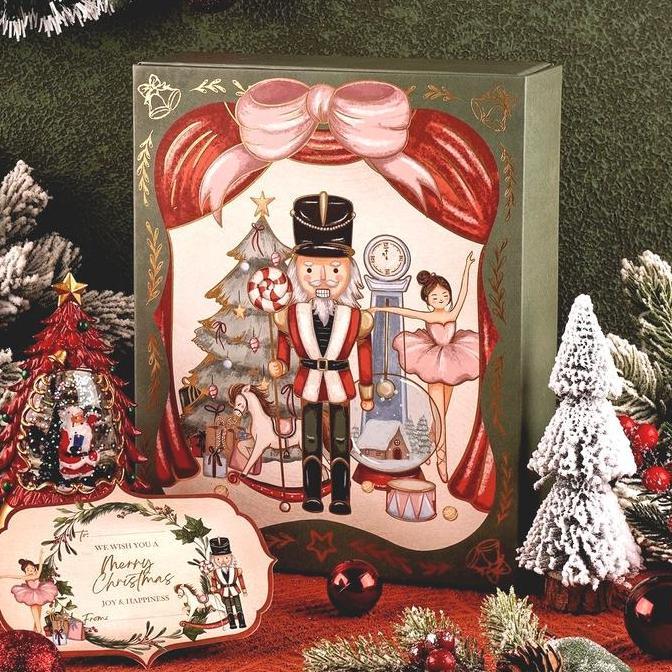 Hardbox Natal Hampers kotak cookies natal xmas kotak hampers natal kemasan natal dus natal