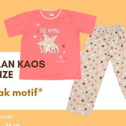 BAJU TIDUR CELANA PANJANG GINA SECRET - B