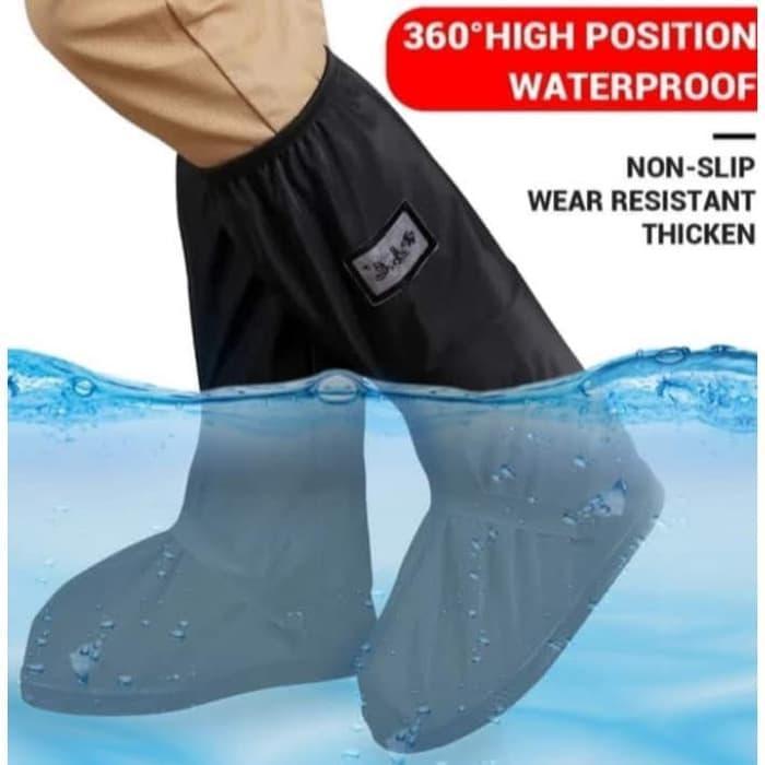 Jas hujan sepatu rain cover panjang sepatu Size 36-43 shoes PVC