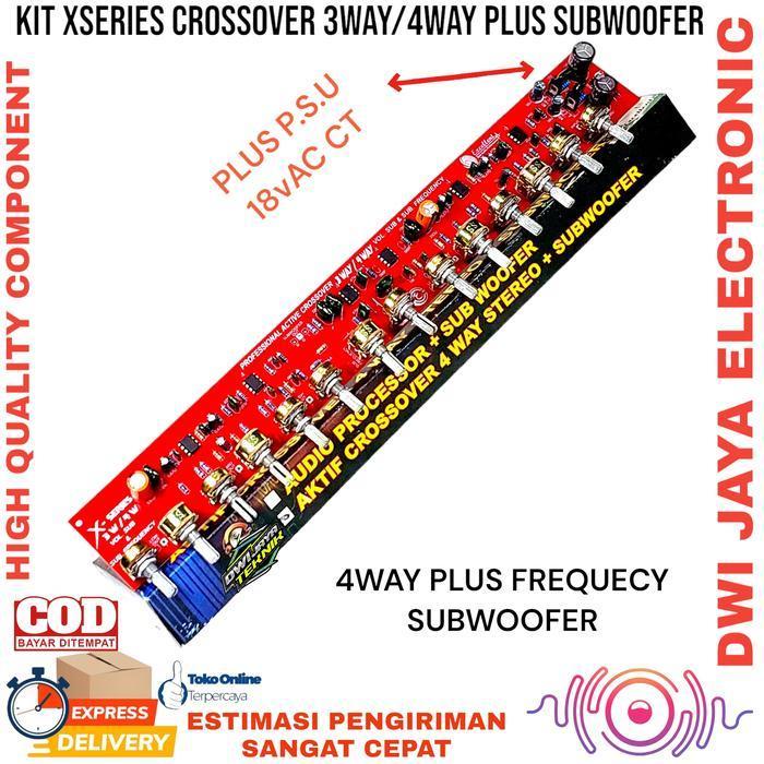 Kit Crossover 3Way/4Way+Subwoofer X Series Original Dan Terpercaya