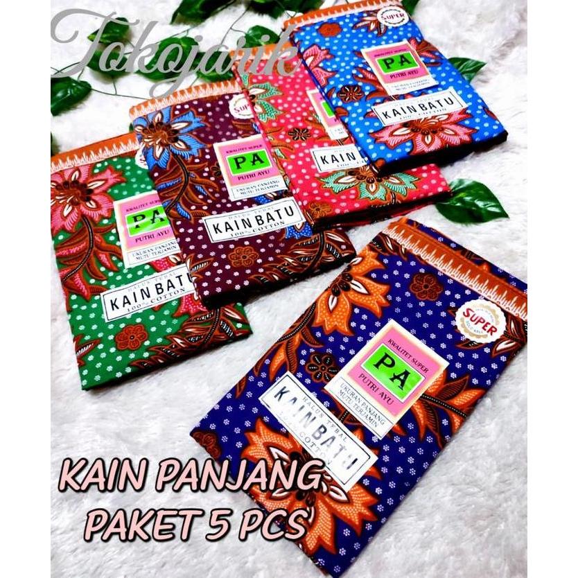 PAKET USAHA 5 PCS KAIN PANJANG PA JARIK KEBAT SAMPING IBU MELAHIRKAN