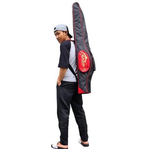 Wicokro34 - Tas Pancing Laut Panjang 15Cm Muat 4 Joran Reel Bonus Rod Belt Waterproof