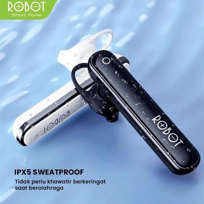 Robot Earphone Headset Handsfree Bluetooth Wireless Earbuds Sport