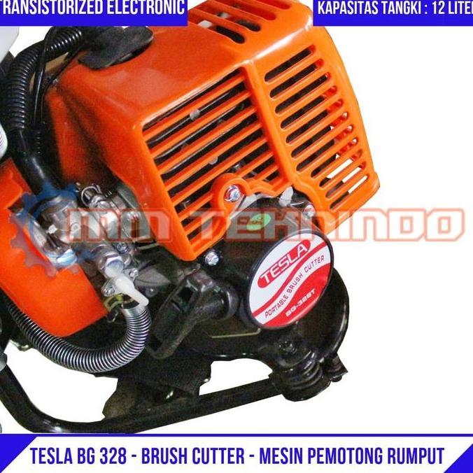 Tesla BG 328 - Brush Cutter - Mesin Pemotong Rumput Gendong ( 2 TAK )