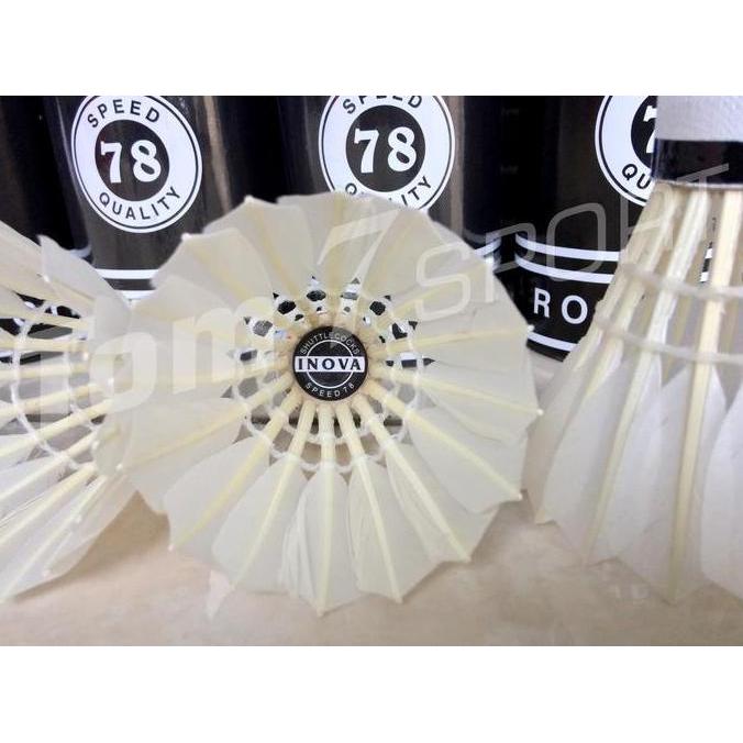 Shuttlecock INOVA HITAM / BLACK (Professional Kok Badminton Kualitas Impor)