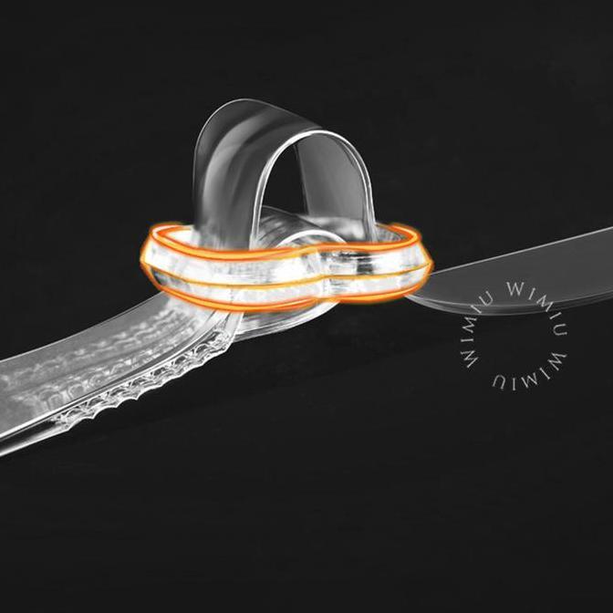 Murah WIMIU Tali Bra Tarnsparan Manik-Manik Gliter Bintang Tali Tarnsparan BH Bra Strap Bra 000014 T