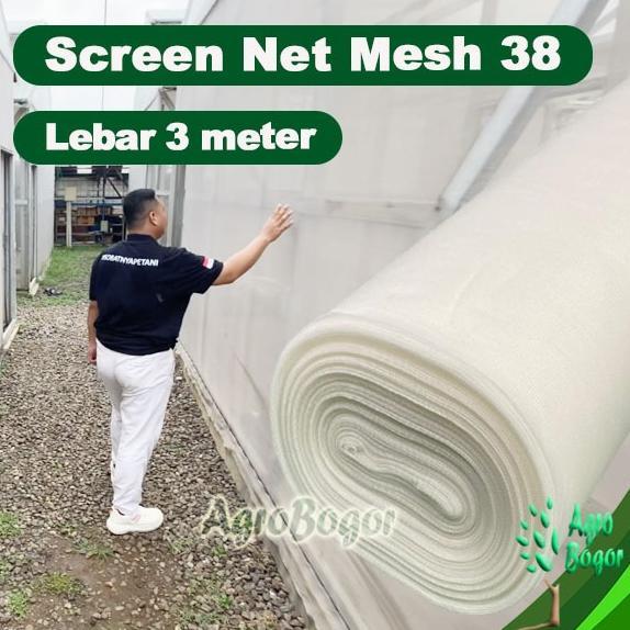 Bisa Cod Screen Net Mesh 38 Lebar 3 Meter, Insect Net Lebar 3 Meter ><