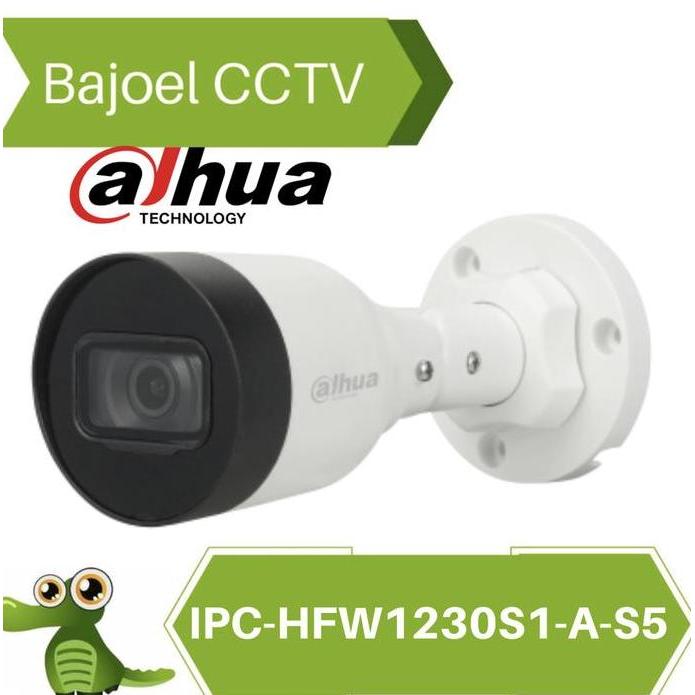 IP CAMERA OUTDOOR DAHUA 2MP IPC-HFW1230S1-A-S5 IPC HFW1230S1 A S5
