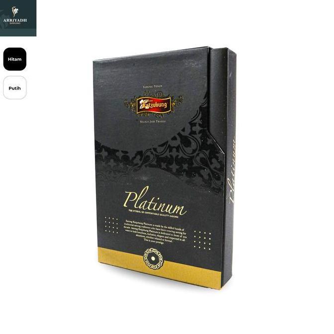 Spesial Sarung Ketjubung Platinum Hitam Putih Motif Dobby Songket Jacquard Dis Jsd Tis Spp