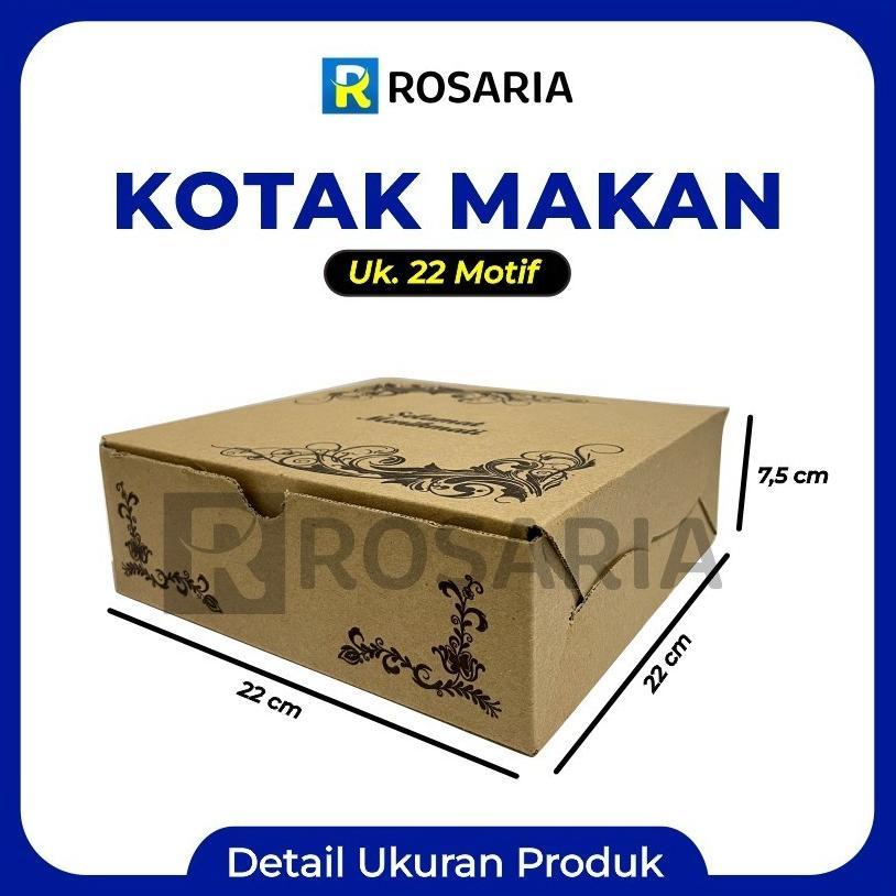 [ 10 Pcs ] Kotak Makan Uk 22 Motif Terpack Kemasan Makanan Foodgrade Trend