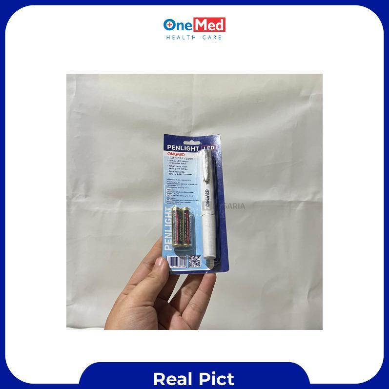 Penlight Led Onemed Pena Senter Lampu Sinar Cahaya Putih Trend