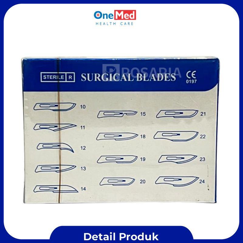 Surgical Blades Onemed No. 12 Bisturi Pisau Bedah Jalu Baru