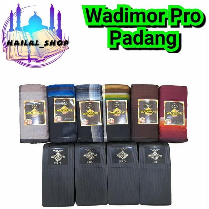 Miliki Sarung   Santri Dewasa Pria Wadimor Pro Motif Padang Katun Lembut Nyaman