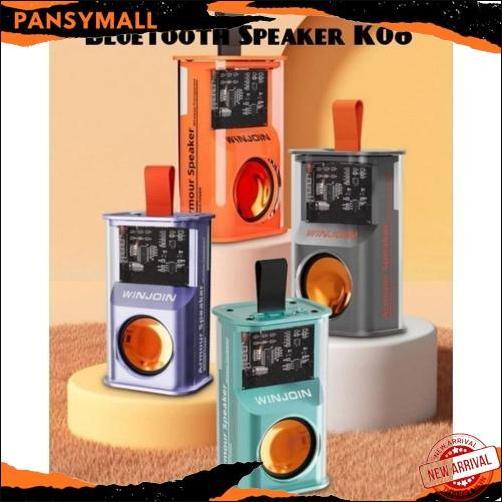 Original Speaker Bluetooth K07 K08 Wireless Portable Speaker Transparent And With Led Display
