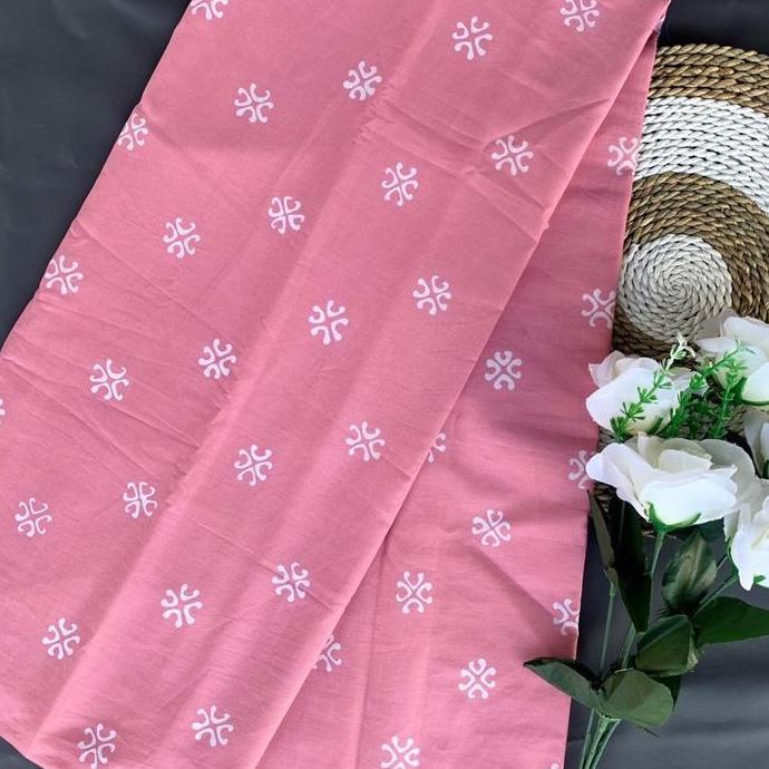 Terjangkau Sarung Santri Putri Sarung Mbak Santri Pink Series Katun Prima Batik Cap Tebal Halus Tida