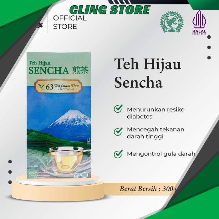 TEH 63 S CHA TEH HIJAU KHAS JAPANESE TEA 300 GRAM TEH KESEHATAN ANTI KANKER KOLESTEROL EKSLUSIF