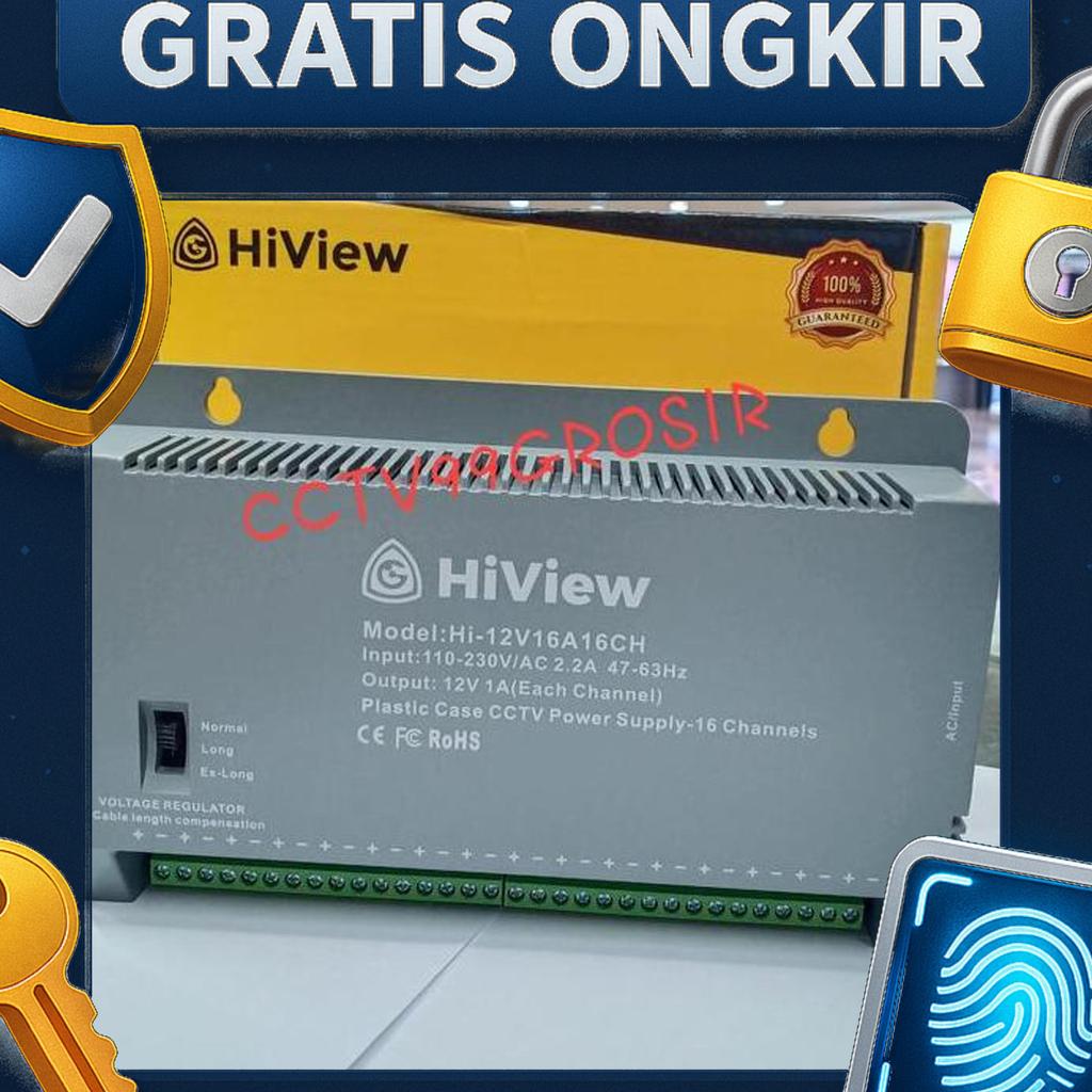 Power Supply Hiview Original 16 Channel Cctv