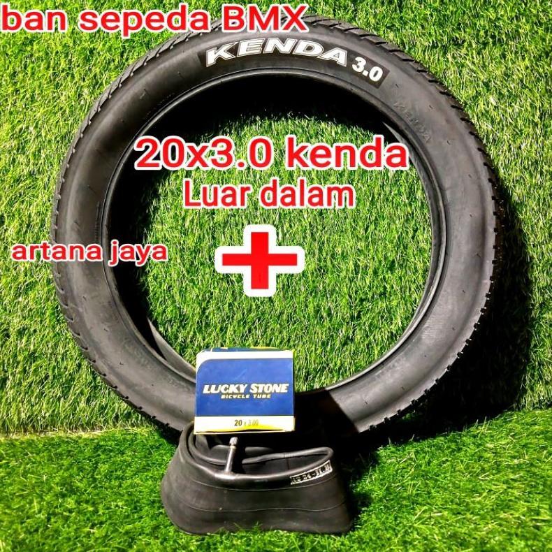 BAN LUAR DALAM SEPEDA BMX 20x3.0 kenda/ban luar sepeda bmx 20x3.0