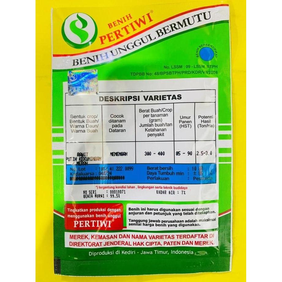 Benih Cabai Rawit MARUTI . Isi 10gr dari Benih Pertiwi