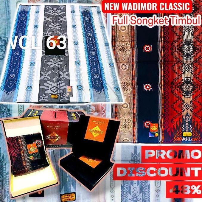 Spesial Sarung Wadimor Classic Jacquard Motif Bhs Premium Sarung Dewasa Kain Rayon Tenun Songket
