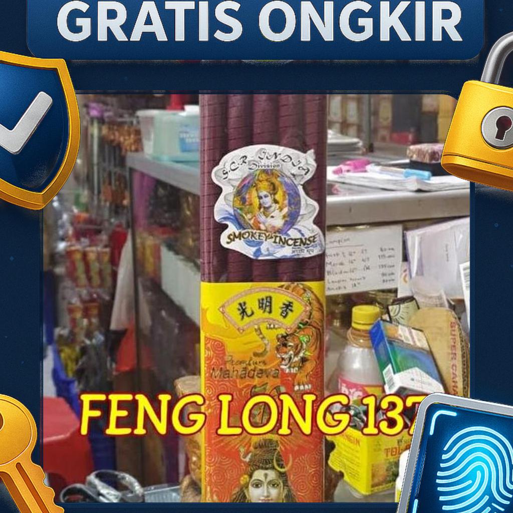 Hio Dupa Stik Besar Samkai Smokey Aromaterapi Mahadeva Merah 12 Jam