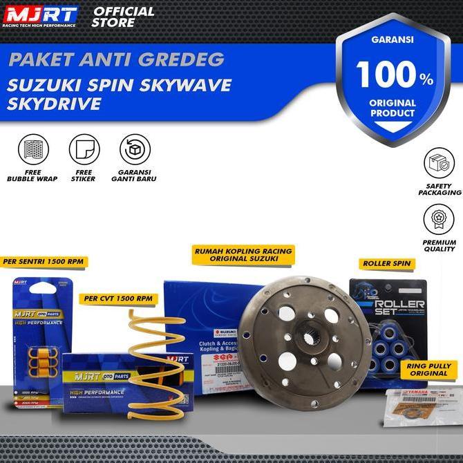 PAKET UPGRADE CVT ANTI GREDEG SUZUKI SPIN SKYWAVE SKYDRIVE SUZUKI HAYATE   Motorcycle