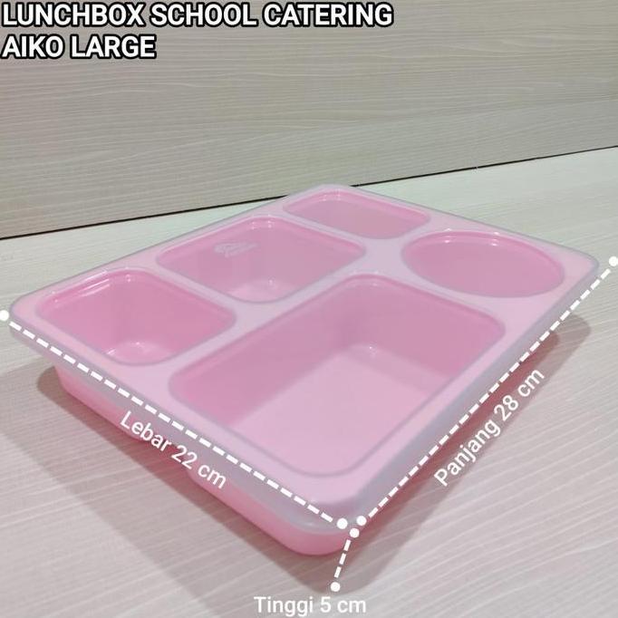 LUNCHBOX SCHOOL CATERING | TEMPAT BEKAL MAKANAN | TEMPAT MAKAN CATERING 3PCS