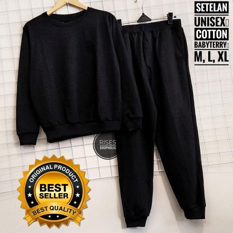 One Set Pria Wanita Kualitas Premium | Setelan Jogging Branded