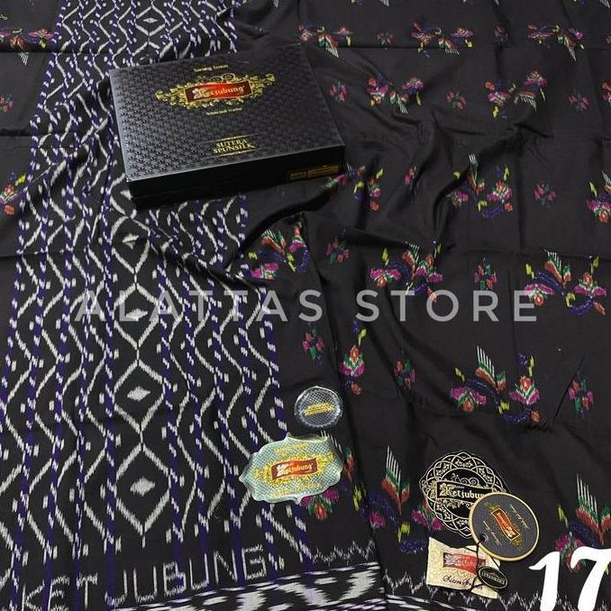 Terjangkau Sarung Ketjubung Mesres Sutera Mustamin Gold Original Sarung Ketjubung Kembangan