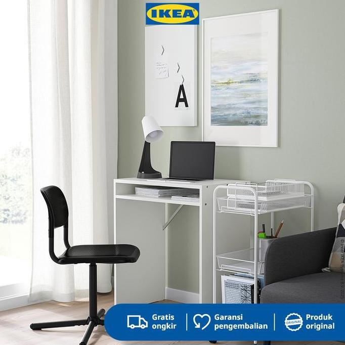 IKEA SMALLEN Kursi Kerja Putar Minimalis Hitam