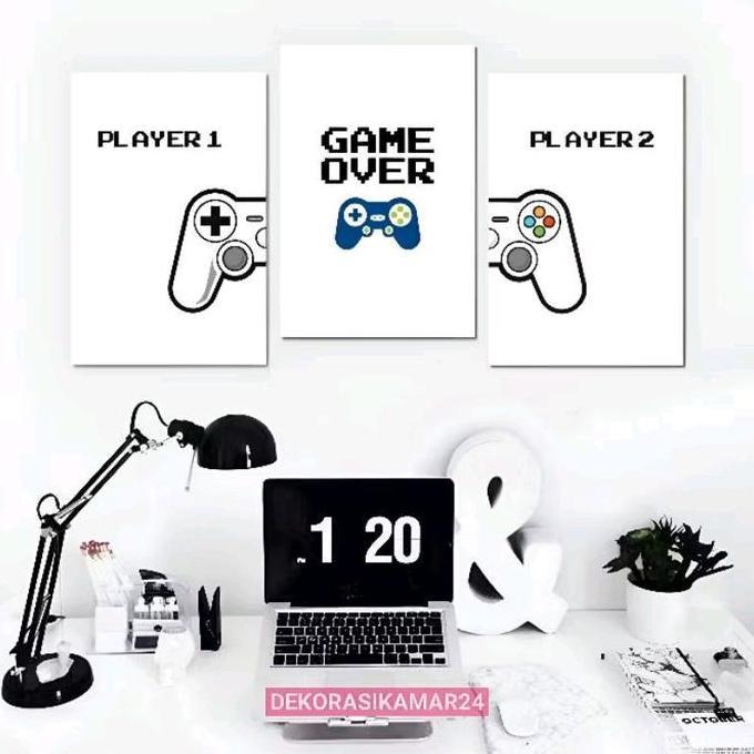 Hiasan Dinding Kamar Aesthetic Poster Gaming Game Pajangan Walldecor