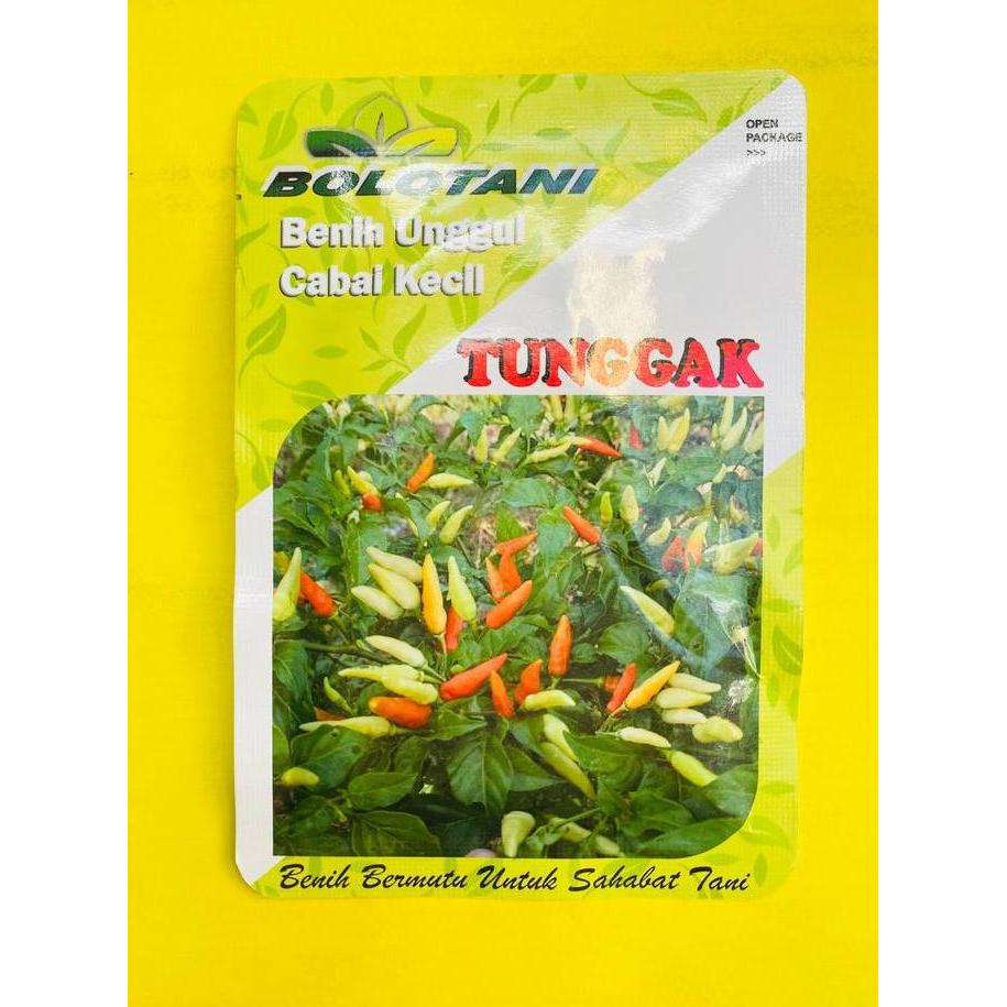Benih Cabai Kecil TUNGGAK isi 10gr dari BOLOTANI