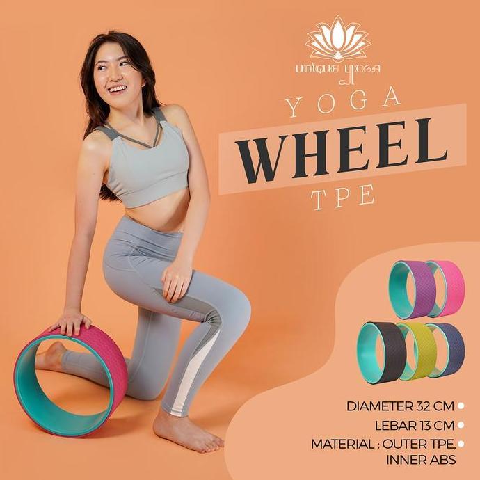 Yoga Wheel TPE / Sports Yoga Wheel Yoga Roller Rad for Back Pain / Wheel Yoga Pilates