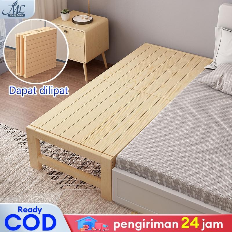 Tempat Tidur Kayu Dipan Tempat Tidur Kayu Dipan Tempat Tidur Dipan Teruntai Ekstra Pelebaran