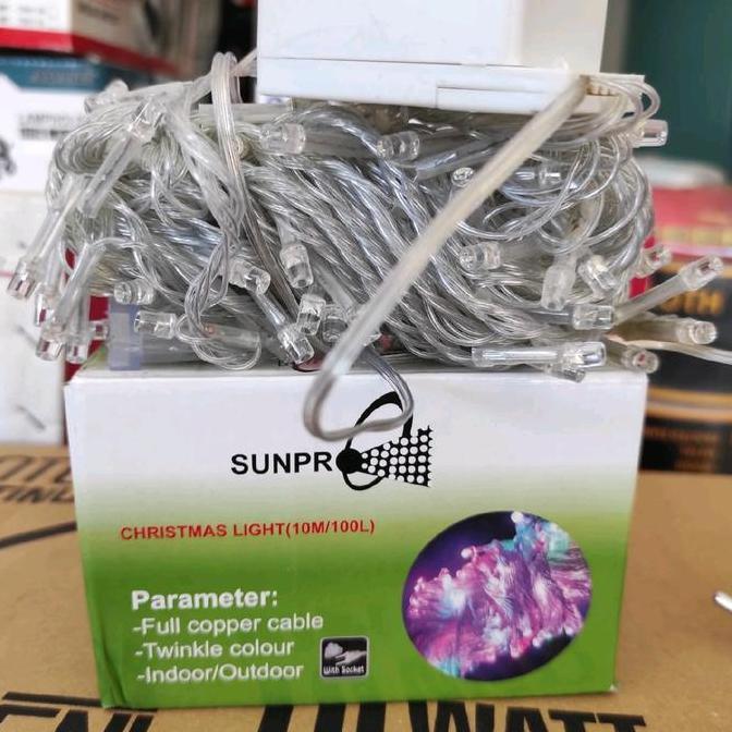 Lampu kelap kelip/ Lampu Natal / Lampu hias Rainbow