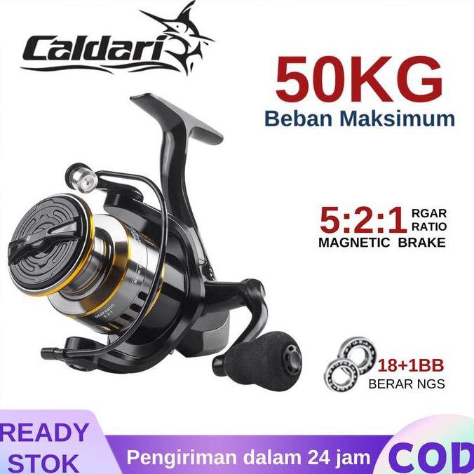 Caldari Reel Pancing Casting Spinning Power Handle Gulungan Pancingan Smaro Reel Fishing Reel Alat M