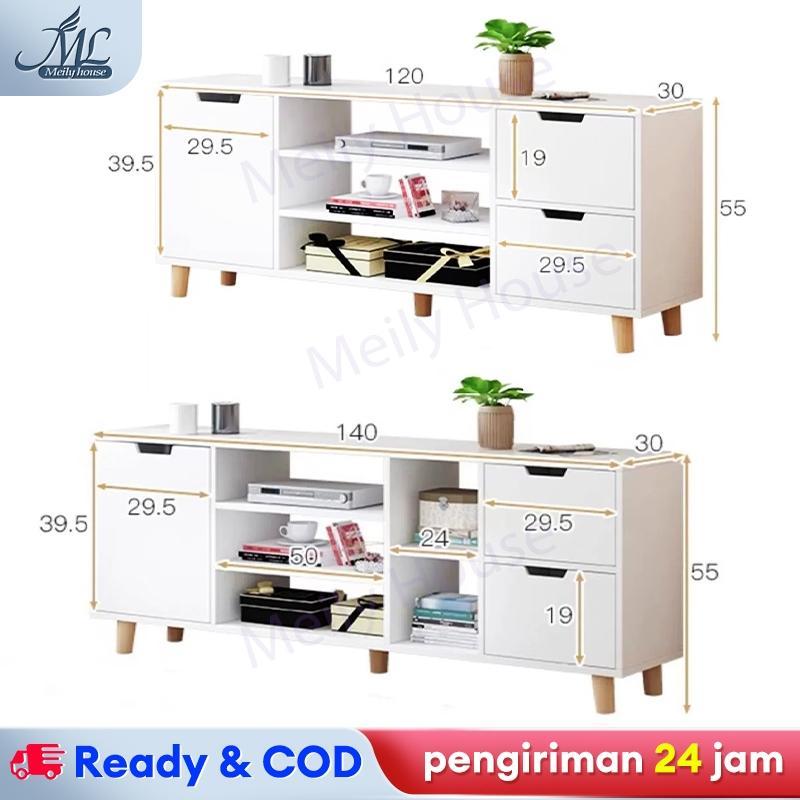 Lemari Tv Lemari Tv Minimalis Modern Kabinet Tv Tinggi 140Cm Meja Tv Minimalis Modern