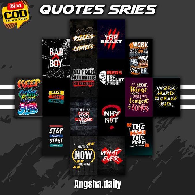 poster quotes kata kata motivasi hiasan dinding kamar aesthetic