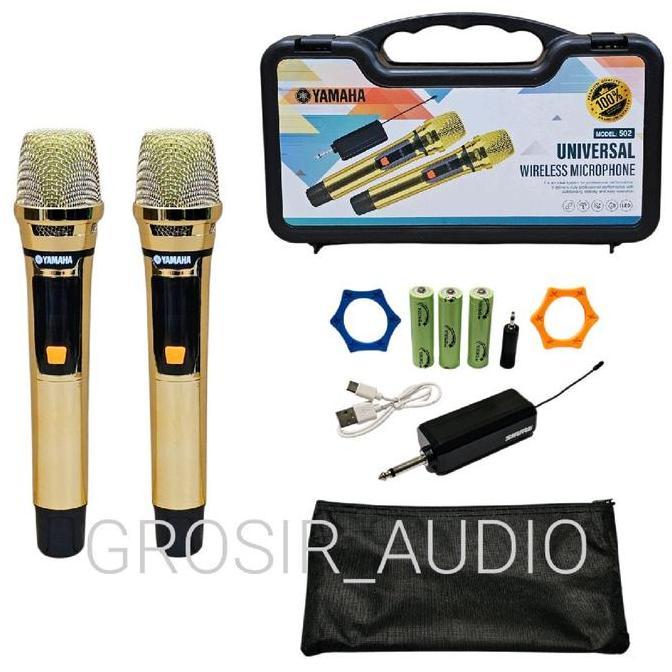 Yowwwvannn - Yamaha Wireless Microphone Uhf Rechargeable Chrome 3.5Mm Connector